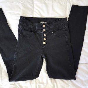 Abercrombie & Fitch black high waist jeans